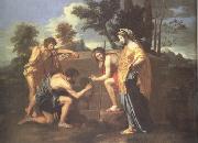 Nicolas Poussin The Arcadian Shepherds (nn03) china oil painting reproduction